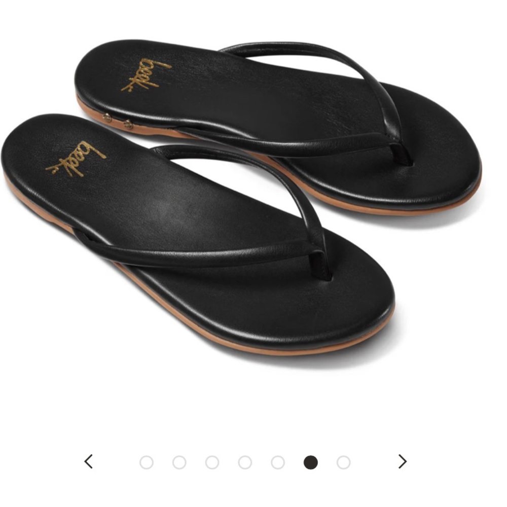 BEEK Sunbeam Leather Flip
Flop Sandal
BLACK size  5 like new 
$139